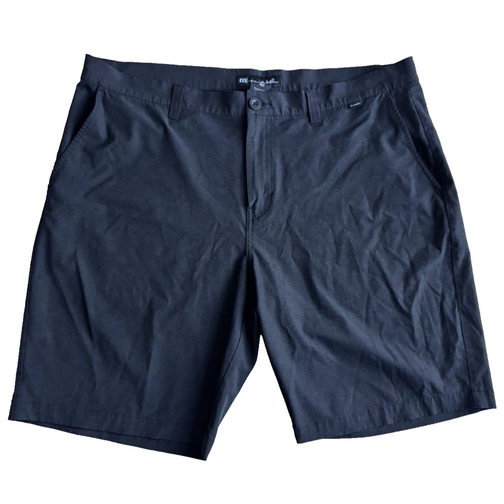 Travis Mathew Shorts Men's Golf Performance Athletic Beck Stretch-Size 40 Black